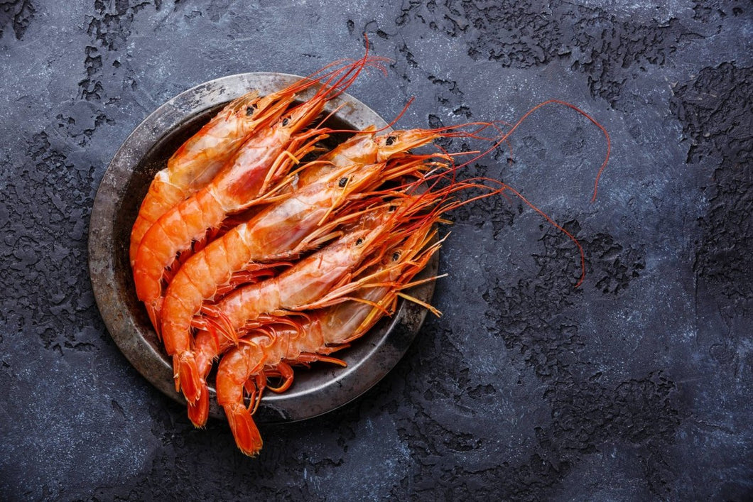 Argentine King Red Prawns (raw) (per bag) - Marisco Fish Ltd Cornwalls finest seafoodsShellfish