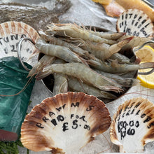Load image into Gallery viewer, Fresh Raw King Prawns (10 prawns) - Marisco Fish Ltd Cornwalls finest seafoodsShellfish
