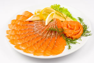 St ives Cold Smoked Salmon (100g) - Marisco Fish Ltd Cornwalls finest seafoodscold smoked